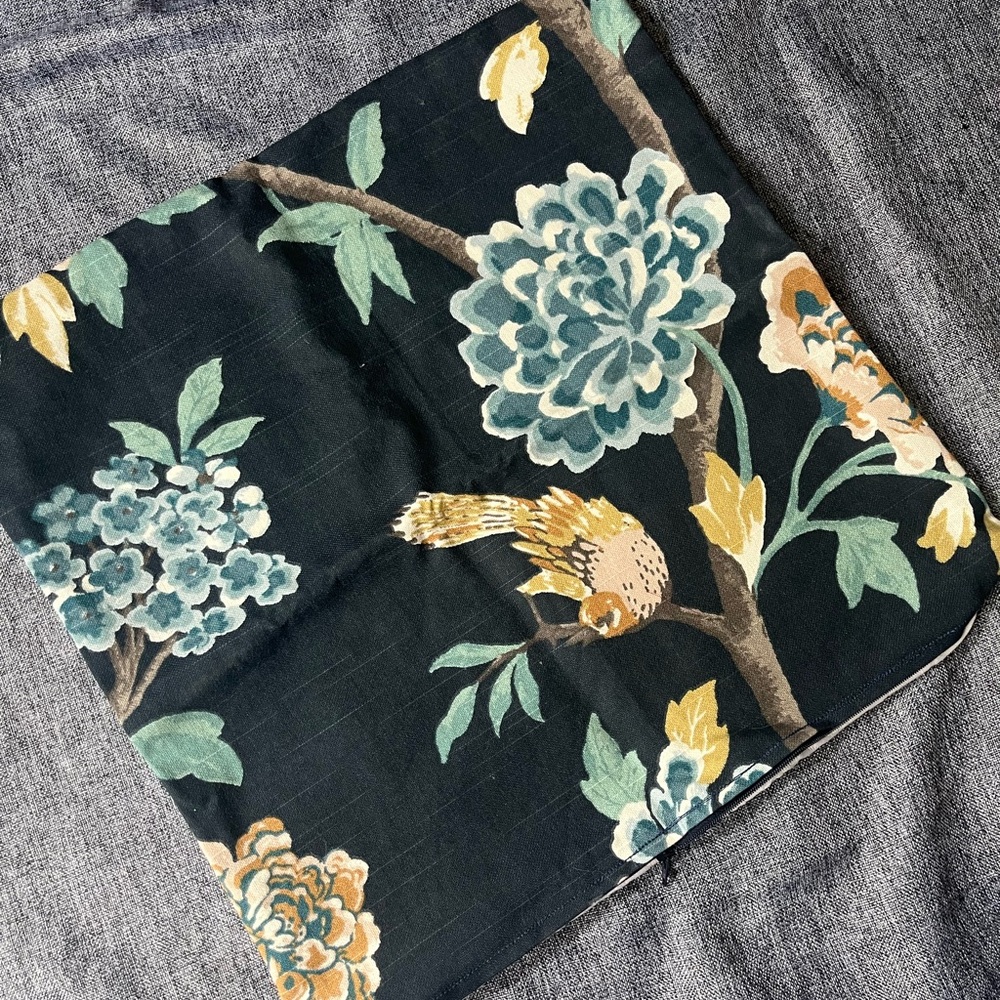Floral Patterned Cushion Cover